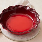 Stoneware Heritage Pie DishCerise image number 5